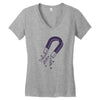 powerful magnet Women's V-Neck T-Shirt