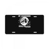 my dachshund rides shotgun License Plate