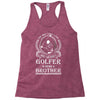 Golfer Brother Racerback Tank