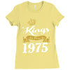 kings are born in 1975 Ladies Fitted T-Shirt