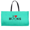 i love books Weekender Totes