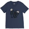 crazy rabbit lady V-Neck Tee