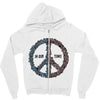 peace in our time vectorized Zipper Hoodie