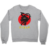 love ninja monkey banana Crewneck Sweatshirt