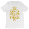 kings are born in 1958 T-Shirt