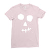 face skull Ladies Fitted T-Shirt