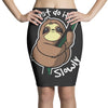 slow sloth Pencil Skirts