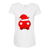 mooncake christmas santa parody Maternity Scoop Neck T-shirt