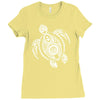 turtle art Ladies Fitted T-Shirt