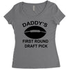first round   draft pick Women's Triblend Scoop T-shirt