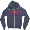 beer t shirt who said beer won't make you smart it made bud wiser funn Zipper Hoodie