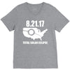 total solar eclipse 2017 V-Neck Tee