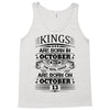 Real Kings Are Born On October 13 Tank Top