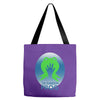 the green frog Tote Bags