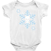 skull snowflakes alternative christmas jumper Baby Onesie