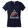 zombie food pyramid Women's V-Neck T-Shirt