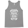 Super Cool Papa Of A Freaking Awesome Son Tank Top