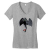 toothless on your back Women's V-Neck T-Shirt