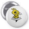 mind your own beeswax Pin-back button