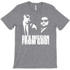 blues brothers inspired on a mission from god funny T-Shirt