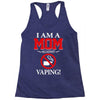 I Am A Mom Against Vaping Racerback Tank