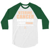 Uterine Cancer Awareness I Wear Peach For Some Special To Me 3/4 Sleeve Shirt
