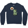 zombie cat Crewneck Sweatshirt