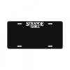 strange girl License Plate