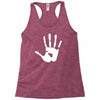 handprint sticker vinyl decal Racerback Tank