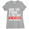 who the fook is that guy conor mcgregor Ladies Fitted T-Shirt