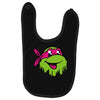 raph   tmnt facemelt Baby Bibs