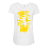 badger crest Maternity Scoop Neck T-shirt