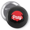 pray Pin-back button