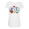 eggplant wizard and king hippo Maternity Scoop Neck T-shirt