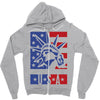 usa 2 Zipper Hoodie