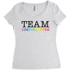 Team Kindergarten Women's Triblend Scoop T-shirt