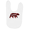 mama christmas bear Baby Bibs
