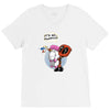 it's so fluffy!! V-Neck Tee