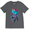 dog biker V-Neck Tee