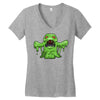 toxic monster 2 Women's V-Neck T-Shirt