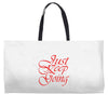 just keep going Weekender Totes