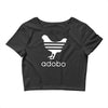 white adobo Crop Top