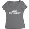 comes great Women's Triblend Scoop T-shirt