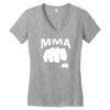 fighting mixed martial arts fist Women's V-Neck T-Shirt