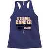 Uterine Cancer Awareness I Wear Peach For Some Special To Me Racerback Tank