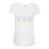 yes i know Maternity Scoop Neck T-shirt