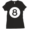 magic 8 ball Ladies Fitted T-Shirt