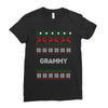 ugly christmas grammy Ladies Fitted T-Shirt