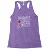 safety first drink with a nurse Racerback Tank