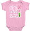 Made With Lots Of Love And a Little Science Baby Bodysuit
